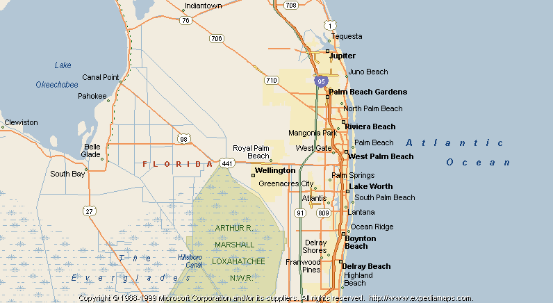 Map of Royal Palm Beach